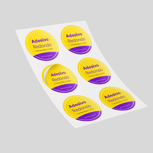 Adesivos Redondos Personalizados