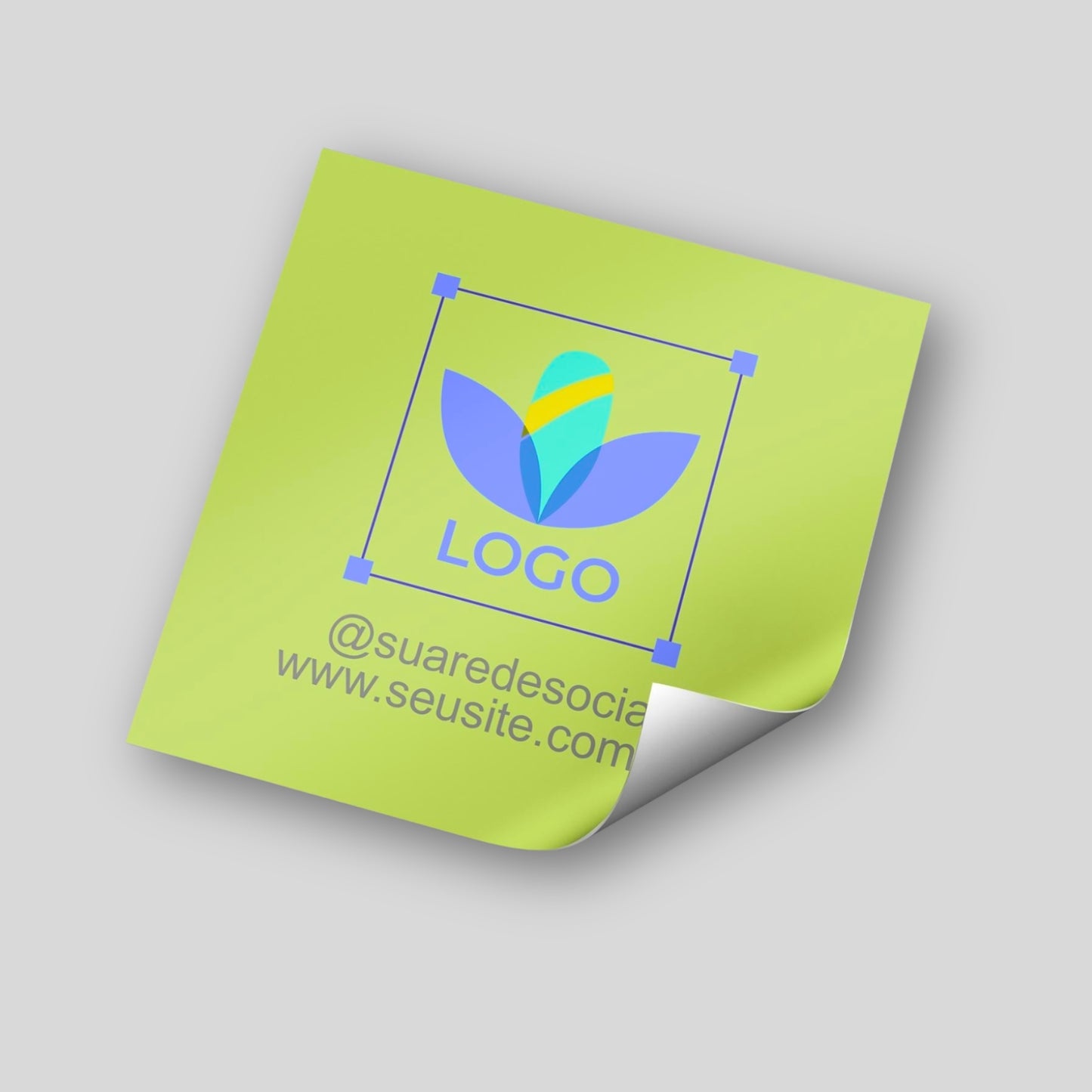 Adesivos Quadrados Personalizados