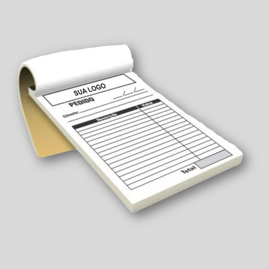 Bloco de Pedidos e Talão