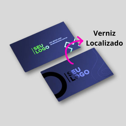 Cartão de Visita c/ Verniz