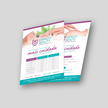 Panfletos Personalizados - 10x15cm