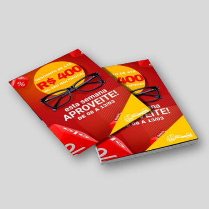 Panfletos Personalizados - 15x21cm