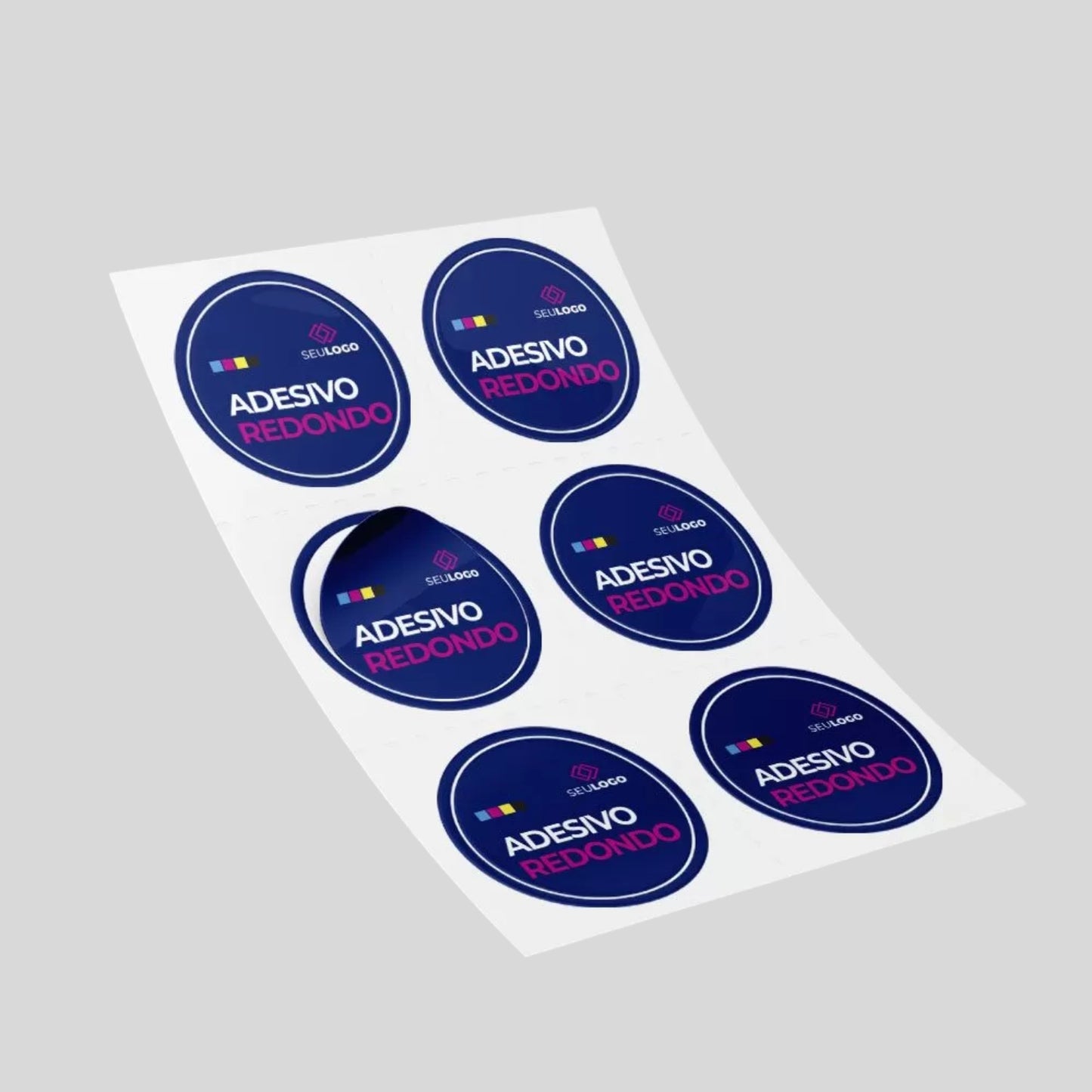 Adesivos Redondos Personalizados