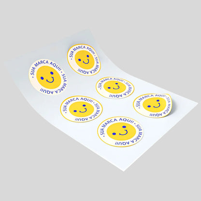 Adesivos Redondos Personalizados