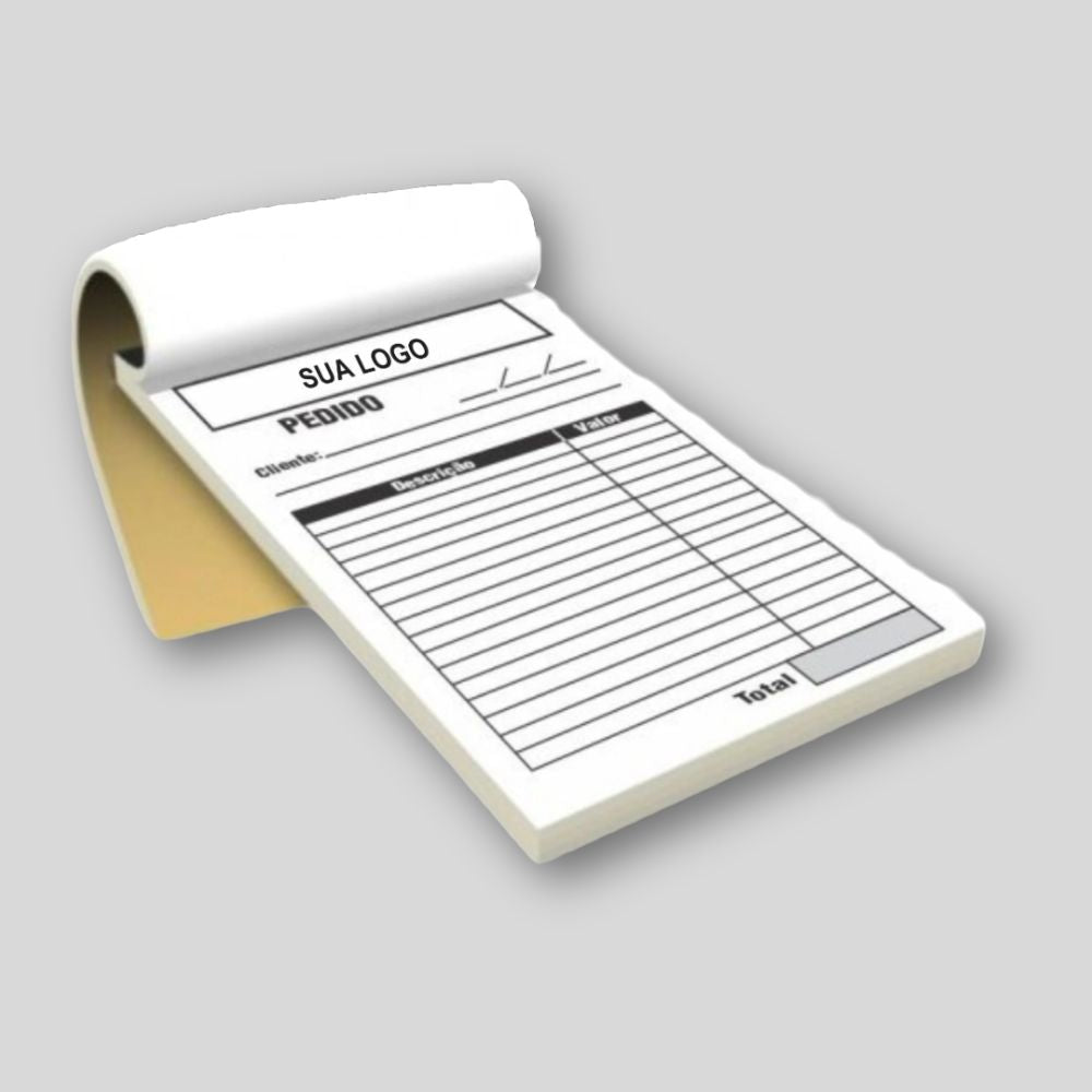 Bloco de Pedidos e Talão